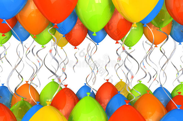 派对气球背景