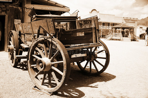 旧城美国古董车
