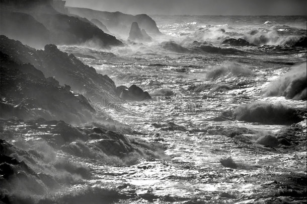 海洋风暴。