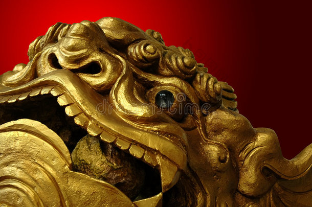 中国金狮像