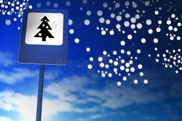 圣诞树标志