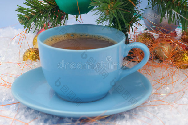 圣诞装饰-咖啡色