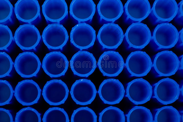 蓝色实验室吸管塑料头