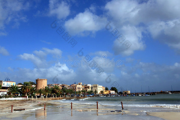 意大利巴勒莫mondello village&beach