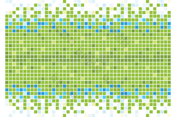 方块马赛克纹理绿色