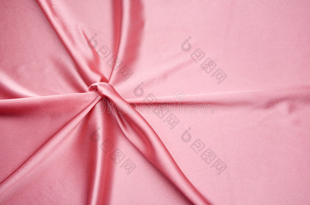 粉色缎质简单图案