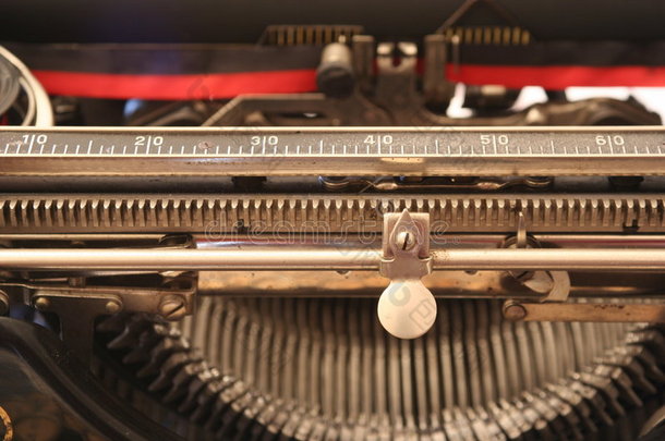 19世纪的打字机-宏视图