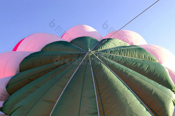 热气球顶部细节