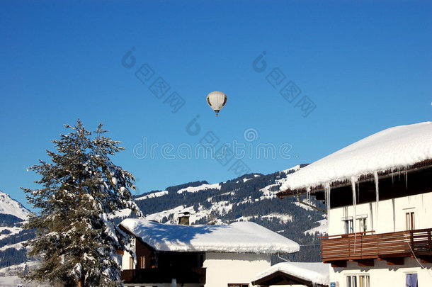热气球飞越奥地利