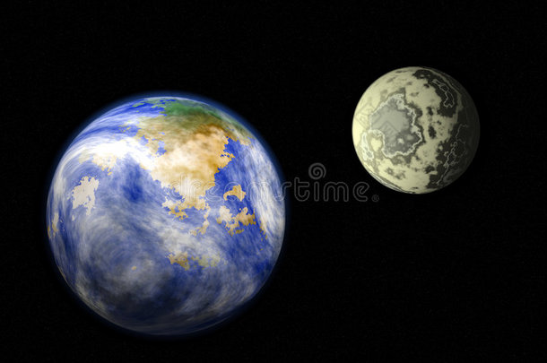 地球和月球