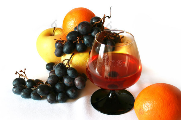 水果和葡萄酒