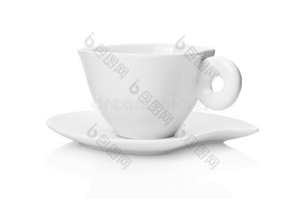 白茶杯碟