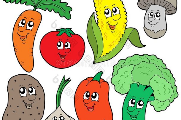 卡通蔬菜系列1