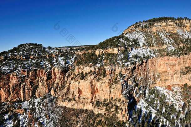 大峡谷冬季场景
