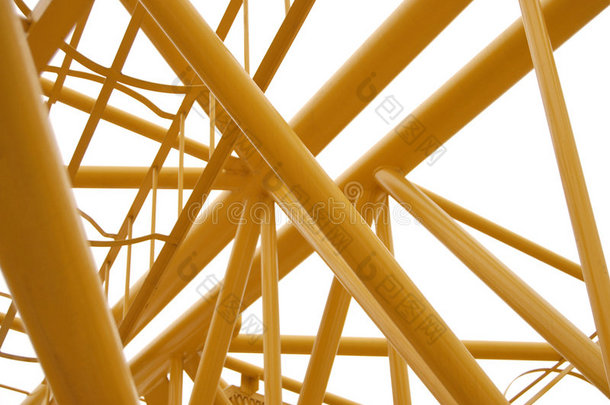 黄色金属桁架