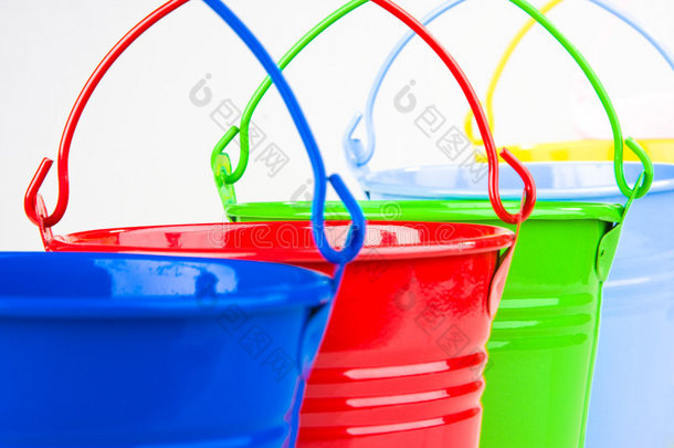 彩色水桶详图