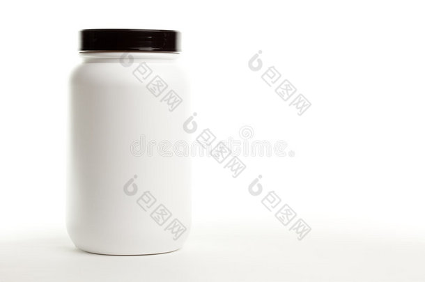 纯白色罐