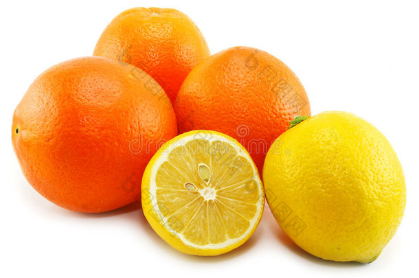 柑橘类水果（柠檬和橙子）
