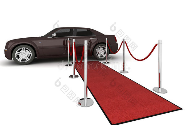 红地毯豪华轿车插图