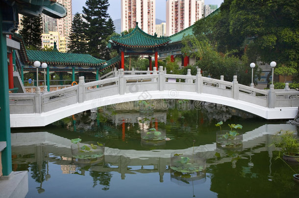 香港黄大仙庙中国水上花园