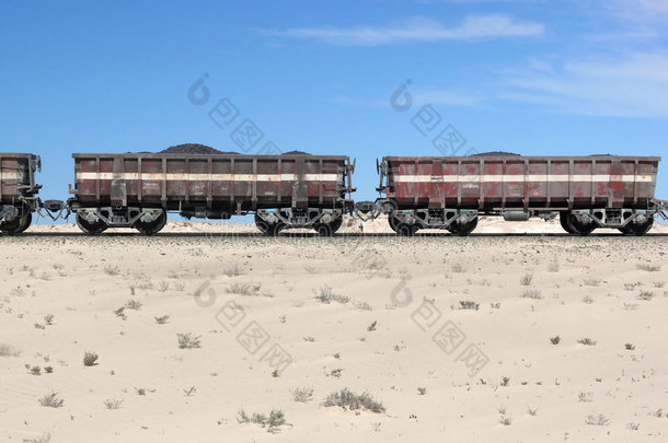 毛里塔尼亚撒哈拉的铁<strong>矿石</strong>列车