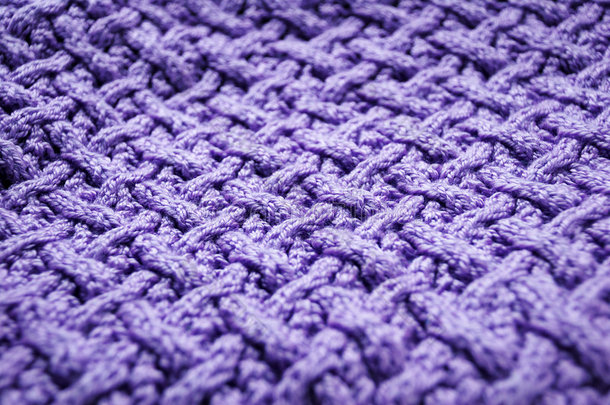 紫罗兰色针织物
