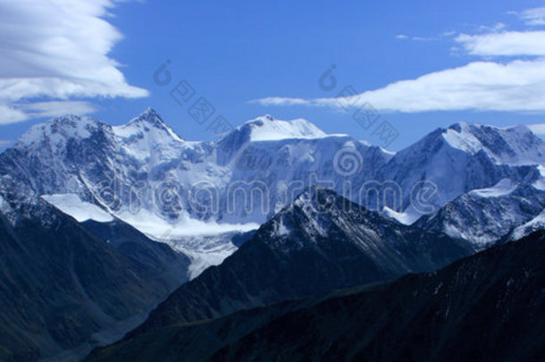 阿尔泰山。一种来自帕斯<strong>的白鲸</strong>