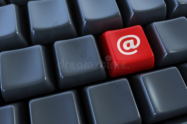带电子邮件按钮的键盘