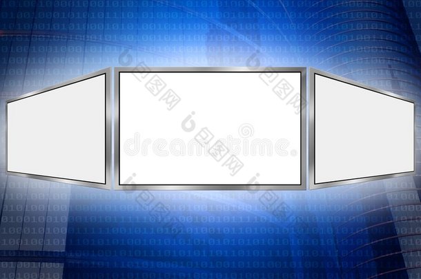 全球3d<strong>屏</strong>幕复制空间技术概念
