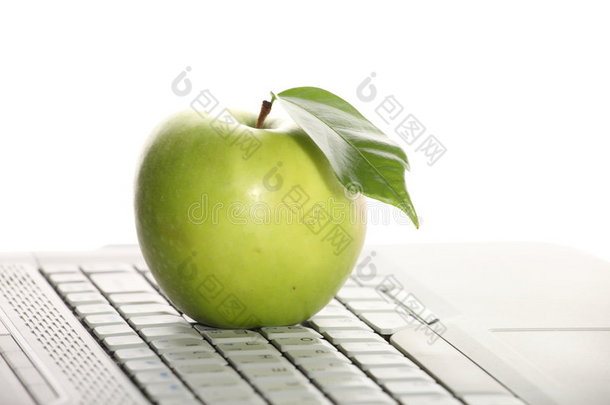 键盘上的苹果