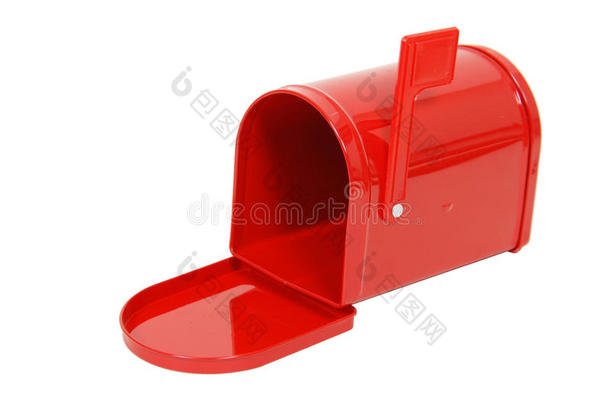 空的红色邮箱
