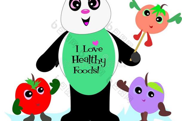 健康水果熊猫