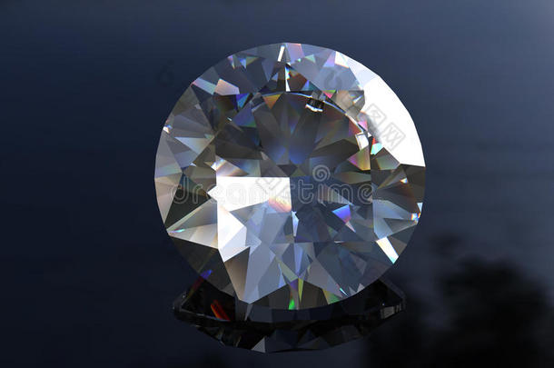 大型圆形欧式切割钻石宝石
