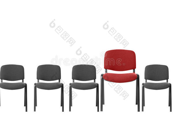 独特的红色椅子