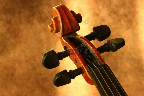 古典小提琴卷轴