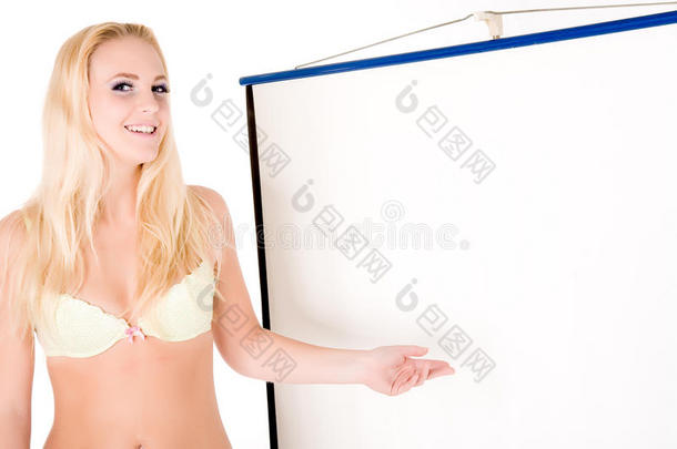 yello lingery模特展示白色屏幕