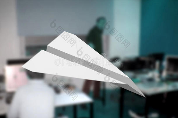 办公室的纸飞机