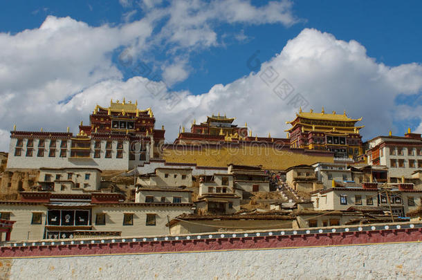 中国香格里拉松赞林藏族寺院