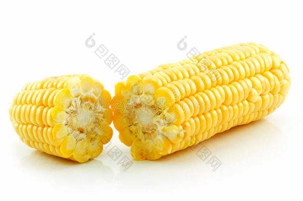 成熟的碎玉米