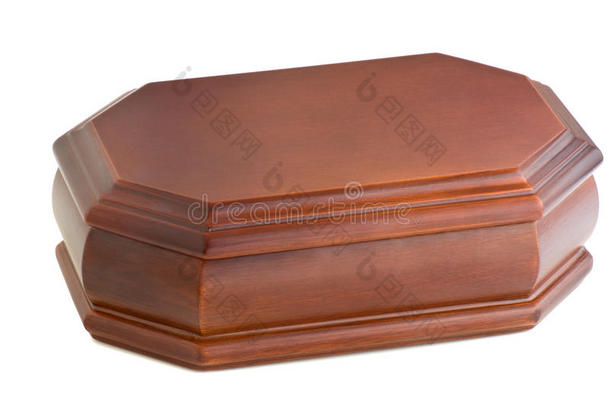木雕棺材。