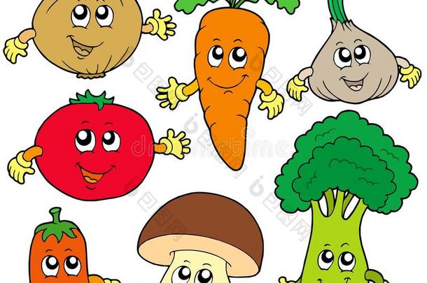 可爱卡通蔬菜系列