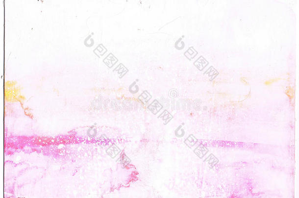 抽象浅粉色水彩背景