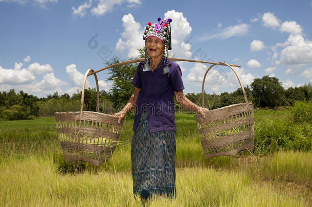 亚洲老妇人，阿卡