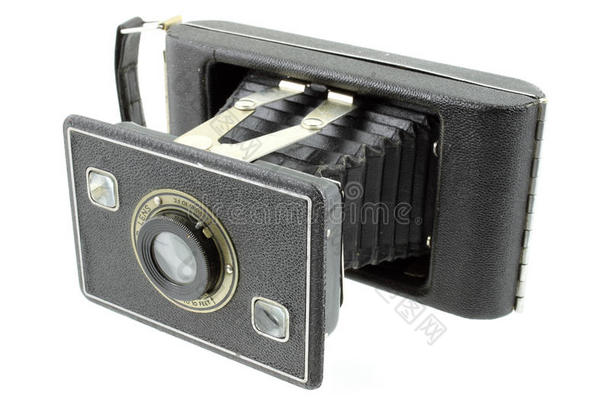 古董620格式胶片折叠相机