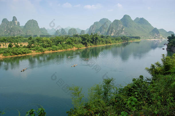 中国漓江典型岩溶地貌