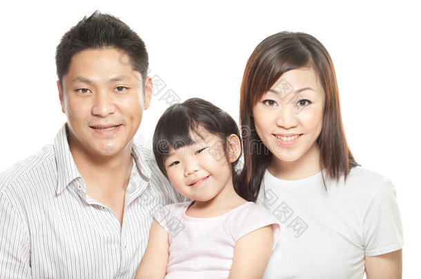 中国年轻父母、女儿的家庭画像