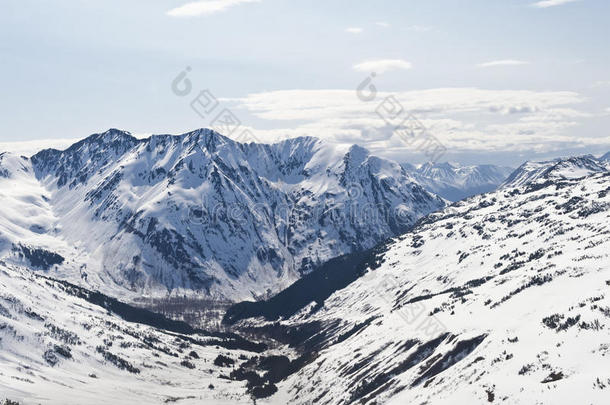 阿拉斯加山脉和山谷