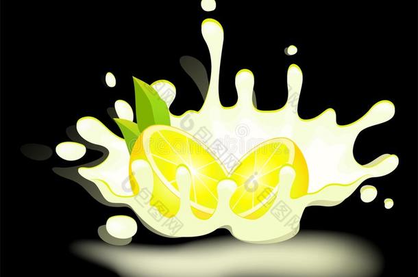 鲜柠檬<strong>酸奶</strong>
