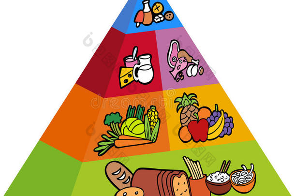 三维食物金字塔