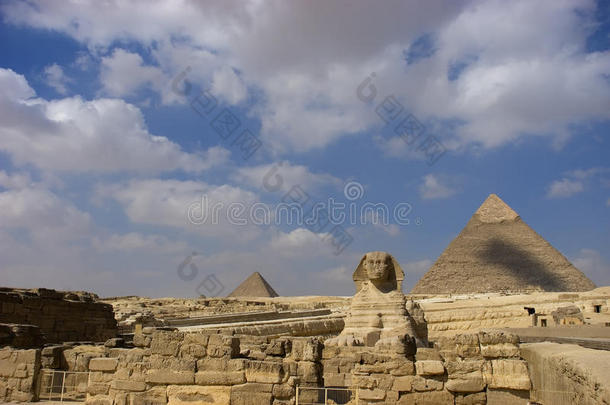 狮身人面像和大<strong>金字塔</strong>吉萨，开罗埃及旅游